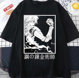 Black White Fullmetal Alchemist Artwork Unisex T-Shirt Unisex T-Shirt