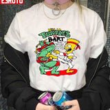 90s Bootleg Ninja Turtle Vs Bart Simpson Unisex Hoodie