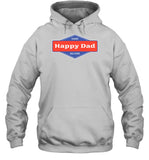 Happy Dad Front Logo Hooded Sweatshirt