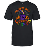 Limited Pumpkin Spice and Gay Rights Apron 2024 Shirt