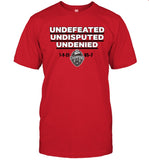 Georgia 2023 Shirt, Jan 9th, Georgia Champion 65 7, Undefeated Undisputed Undenied T-Shirt