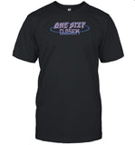 evil greed one step closer oval black t-shirts