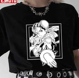 Black N White Chun-Li Street Fighter Art Unisex T-shirt