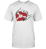 Joe Jonas Heart Record - Red New 2014 T Shirt