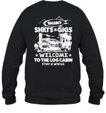2024 Shxtsngigs Podcast Log Cabin Shirt