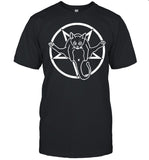 Grimytee Hail Catan Cat Satan Devil Sign by Finja shirt
