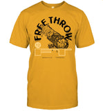 Free Throw Band Bball Print Shirt