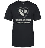 Hawthorne Heights Because Our Heart Is In Los Angeles Black T Shirt
