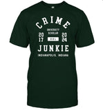 Crime University Scholar Junkie Indianapolis Limited Shirt