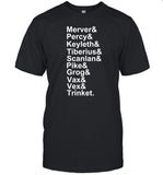 Critical Role Mercer Percy Keyleth Tiberius Scanlan Pike Grog Vax Vex Trinket Shirt, Hoodie, Sweatshirt