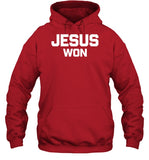 Jamey Chadwell Wearing Jesus Won Hoodie