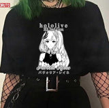 Black N White Artwork Pavolia Reine Hololive Indonesia Unisex T-shirt