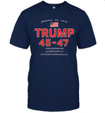 Donald Trump 45-47 Inauguration Day Jan 20, 2025 New T-Shirt Limited