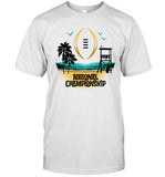 College Football Playoff 2023 National Championship Game Beach Sunset T-Shirt