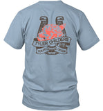 Limited Tyler Childers Blue Muleshoe T Shirt