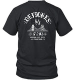 Deftones August 17 2024 San Francisco CA Golden Gate Park Concert Shirt