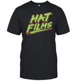 Hat Films Logo Black T Shirt
