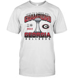 Georgia Bulldogs College Football Playoff 2022 Peach Bowl Champions T-Shirt