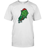 Hartford Yard Goats Adult Bouncing Pickles Primary Logo Shirt_1
