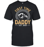 First time daddy est 2021 shirt_1