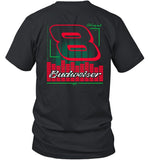 Dale Earnhardt Jr. 8 Budweiser Car Black T-Shirt