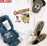 90s Cartoon Cow And Chicken Unisex Hoodie