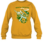 Fuckyoubaker Mental Vacation Blazed Croc Sweatshirt