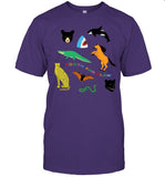 Limited Tooth And Claw Animals Pigment Plum Shirt