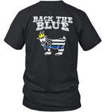 Goat US Blue Line Art Prints T Shirt