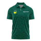 2024 Masters Tournament Taylor Made Polo Shirt Sports Green Color Pattern All Over Print Polo Shirt For Men