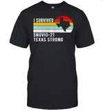 i survived snovid 2021 texas strong vintage shirt