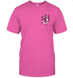 Limited Pink Flowers August Burns Red T Shirt