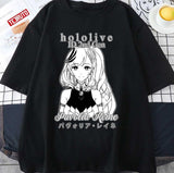 Black N White Artwork Pavolia Reine Hololive Indonesia Unisex T-shirt