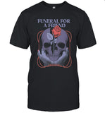Funeral For A Friend Skull Rose Black Shirt