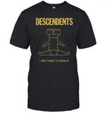 Descendents I Don't Want To Grow Up Raglan Black T-Shirt 2023