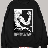 Black White Fullmetal Alchemist Artwork Unisex T-Shirt Unisex T-Shirt