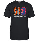 Damer Chasing Shirt, 513 Stands With Buffalo T-Shirts