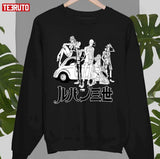 Black N White Lupin Anime Art Unisex T-Shirt