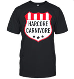 Hardcore carnivore shield shirt