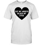 Hawthorne Heights Cut My Wrists Black My Eyes Limited 2025 T Shirt