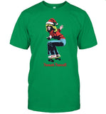Farrah Christmas Skateboard Shirt, Farrah Fawcett Christmas T-Shirt