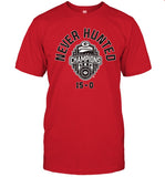 Georgia Never Hunted Shirt, Georgia Bulldogs Back To Back 2022 National Champions T-Shirt
