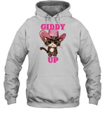 Giddy Up Cowboy Cat Hoodie