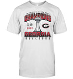 Georgia Bulldogs College Football Playoff 2022 Peach Bowl Champions T-Shirt_1