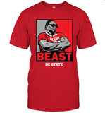 DJ Burns Beast Shades Shirt, NC State DJ Burns T-Shirt