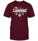 Indiana Hoosiers Women's Basketball B1G Conference Champions 2023 T-Shirt