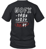 Limited NOFX -1983 + 2024 Sum = 41 Shirt_1