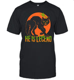 He Is Legend Spooky Cat Halloween 2024 T-Shirt