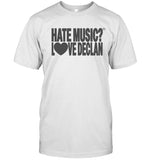 Limited Declan Mckenna Hate Music Love Declan T-Shirt