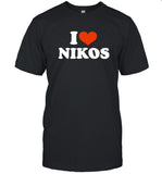 I Love Nikos New T Shirt